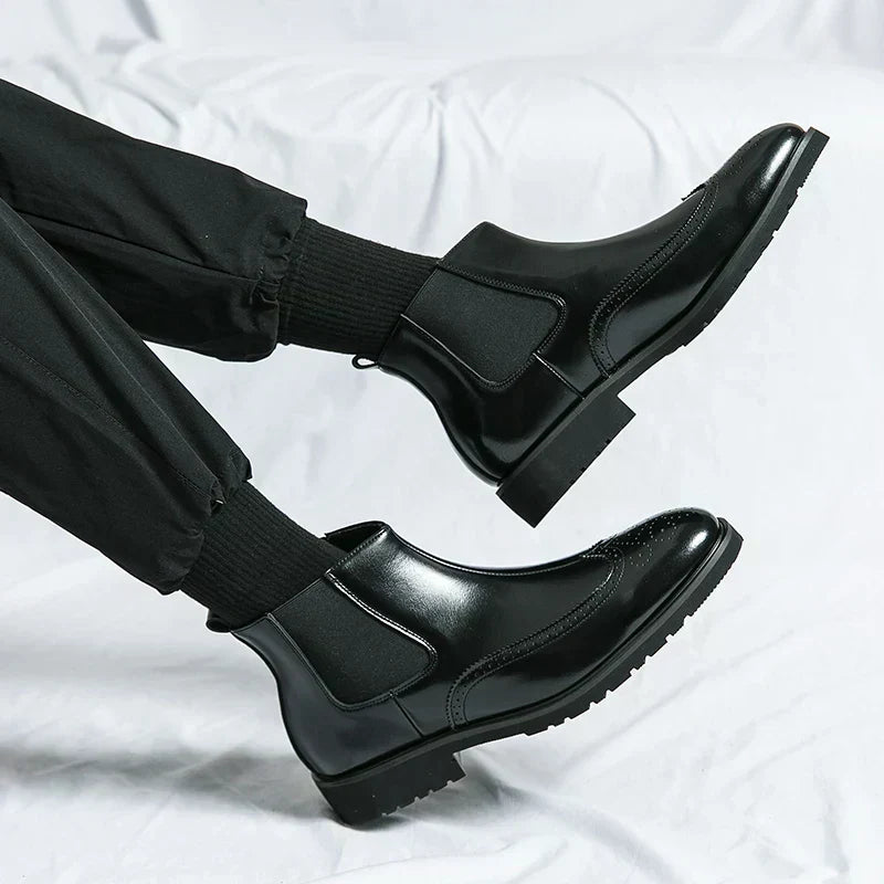 Dwight | Bottes Chelsea en simili cuir