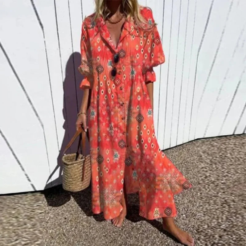 Leni™ | Robe Bohème Élégante et Fluide