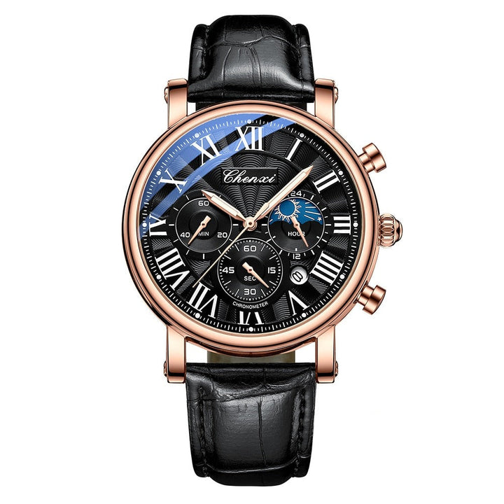 Montre Quartz à Bracelet en Cuir de Luxe™ - Olsen & Olsen