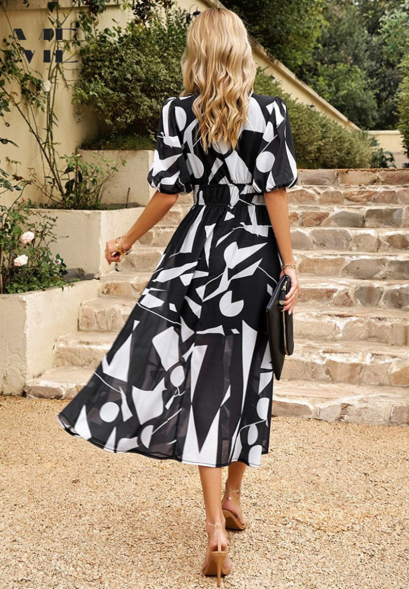Elisa™ | Robe midi de luxe (Quasi épuisé)
