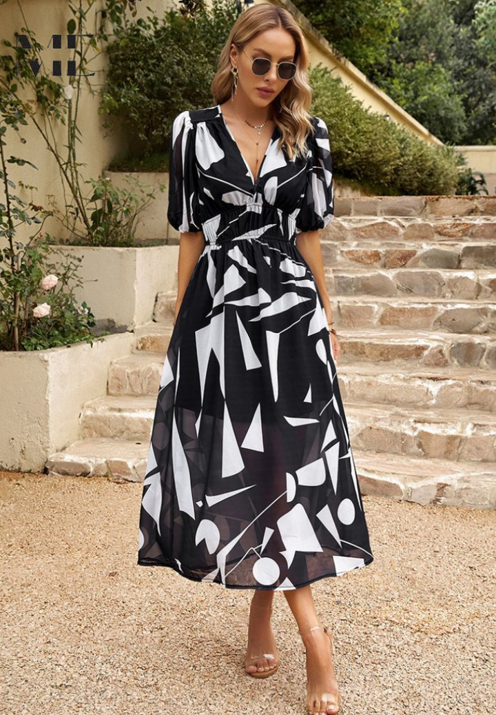 Elisa™ | Robe midi de luxe (Quasi épuisé)