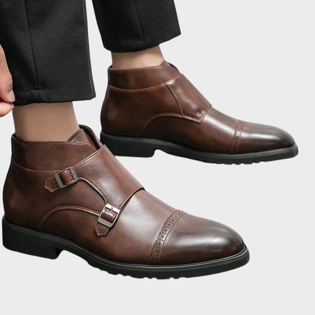 Parker | Bottes à double boucle en simili cuir