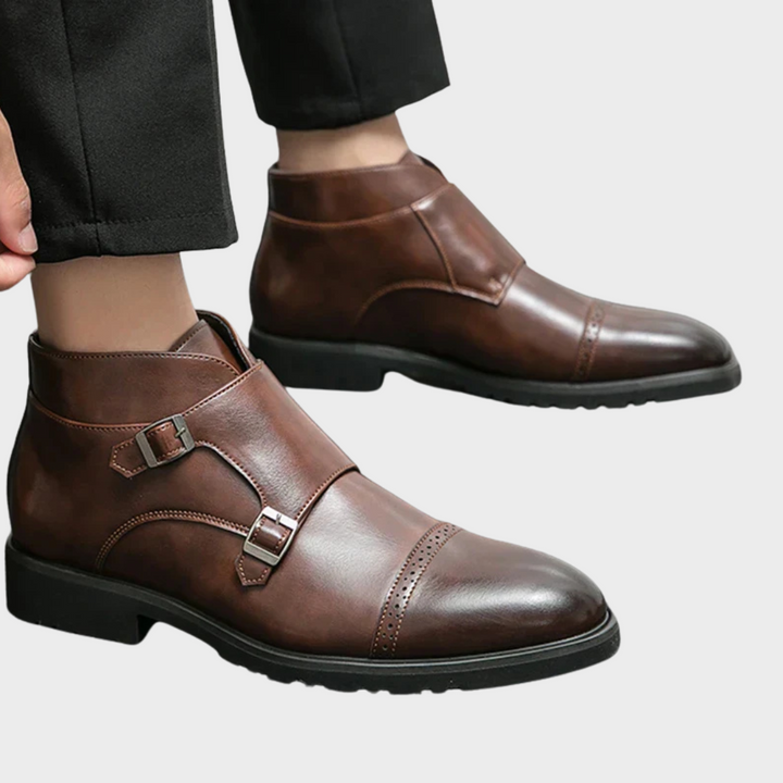 Parker | Bottes à double boucle en simili cuir