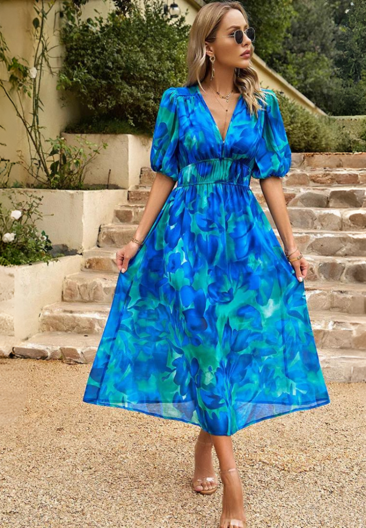 Elisa™ | Robe midi de luxe (Quasi épuisé)