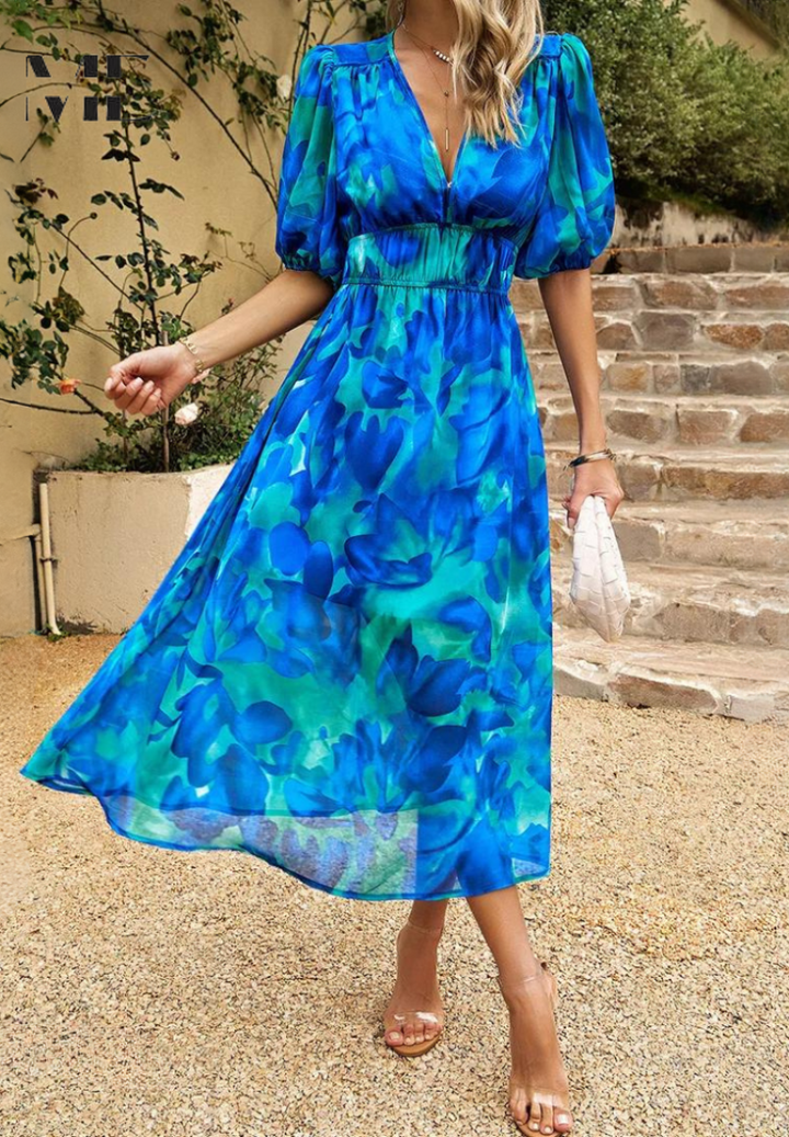 Elisa™ | Robe midi de luxe (Quasi épuisé)