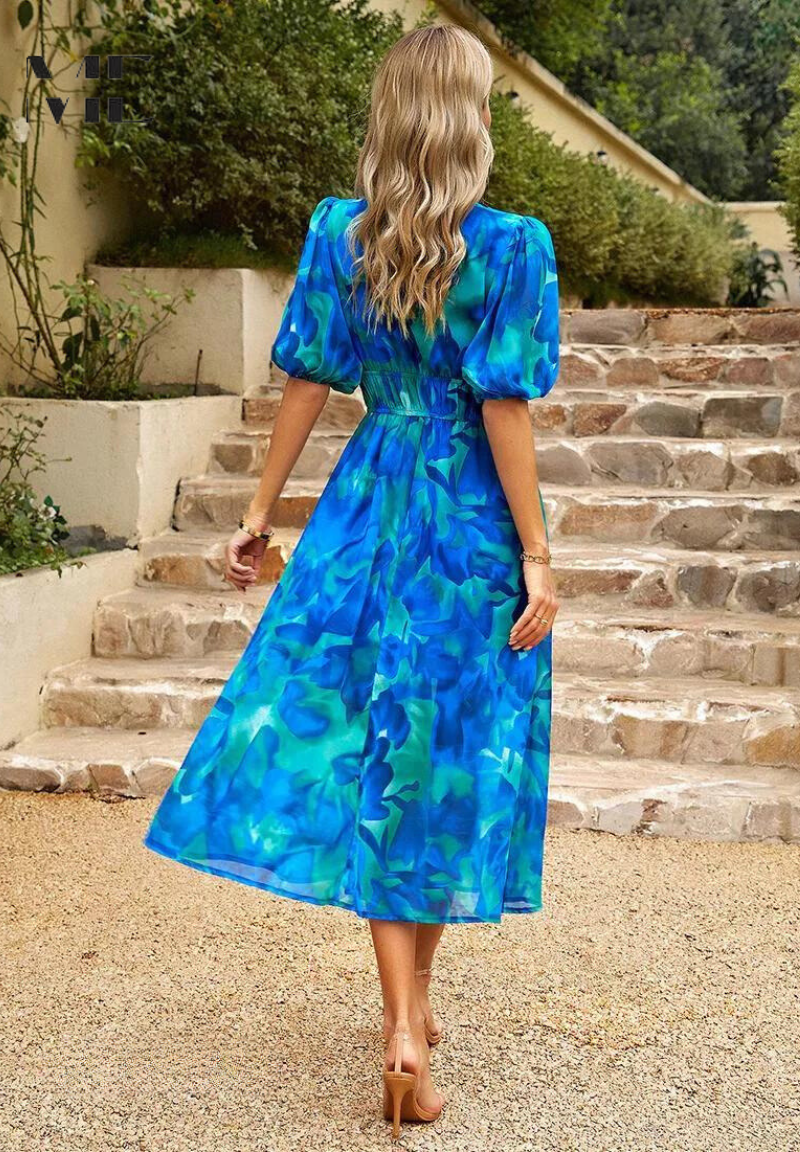 Elisa™ | Robe midi de luxe (Quasi épuisé)