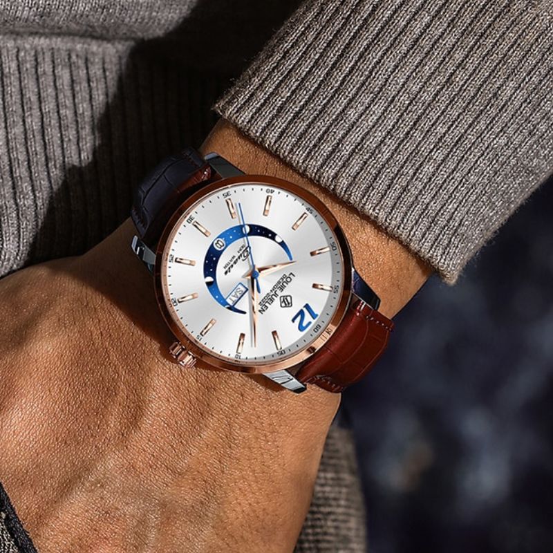 Montre Élégante Luminøse Phase de Lune™
