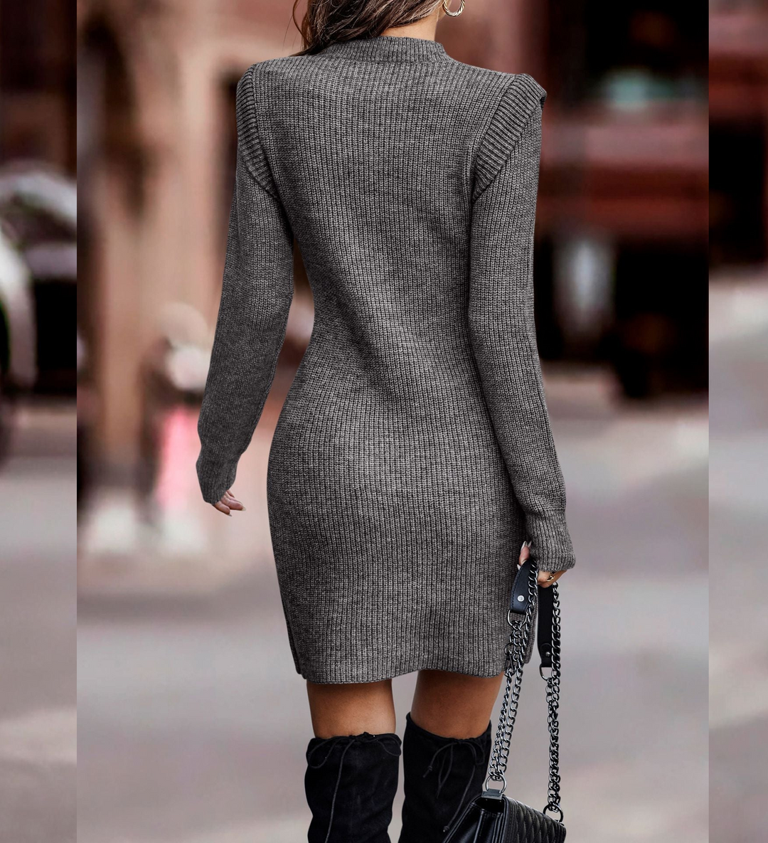 Clarise™ | Robe en maille élégante