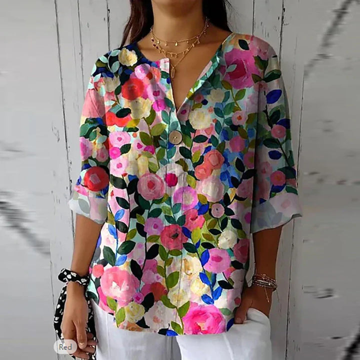 Lena™ | Blouse d'été élégante pour femme ( 1+1 Gratuit )
