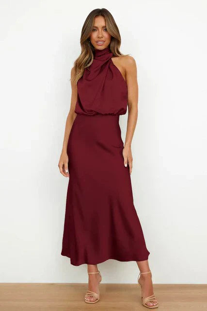 Benthe | Robe Midi Off-Shoulder