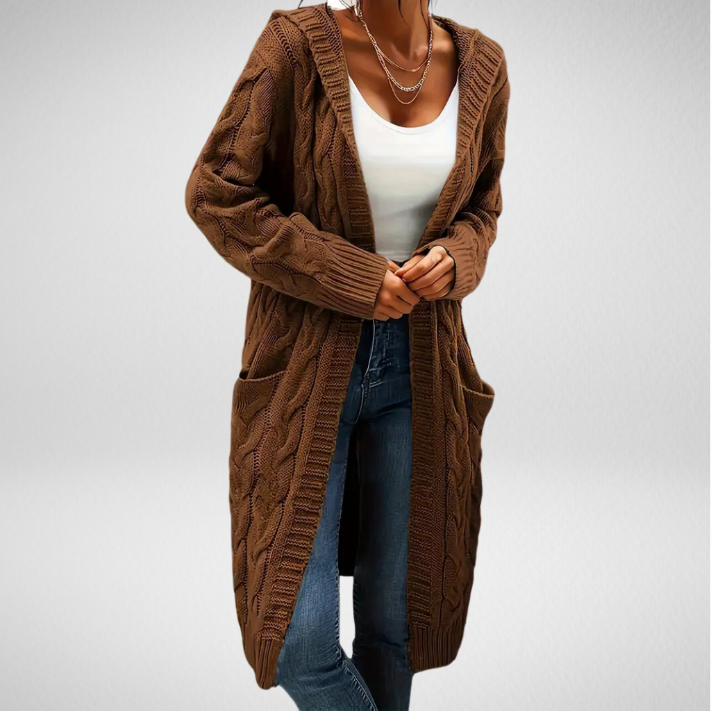 Aventora™ | Cardigan Doux à Capuche avec Poches