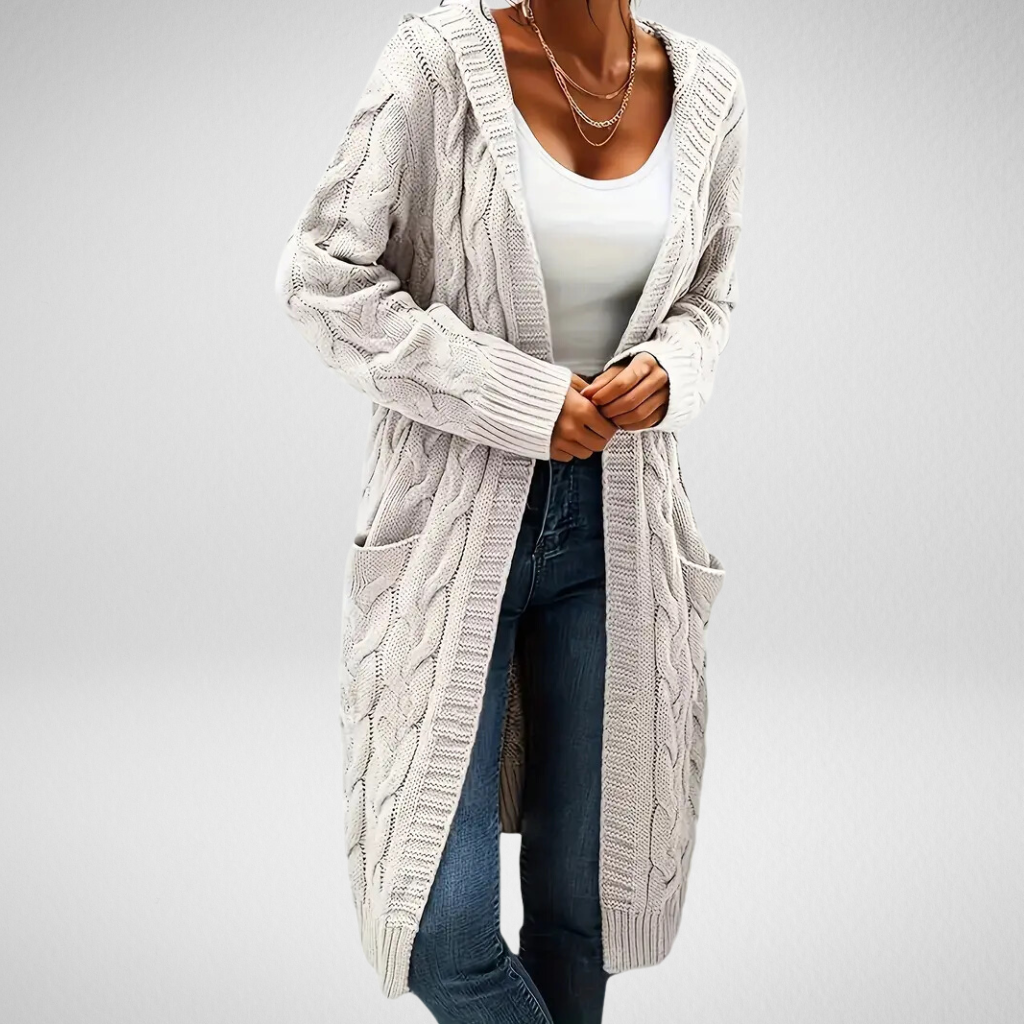 Aventora™ | Cardigan Doux à Capuche avec Poches