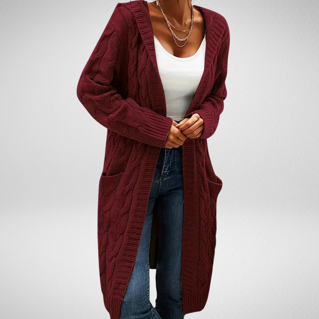 Aventora™ | Cardigan Doux à Capuche avec Poches