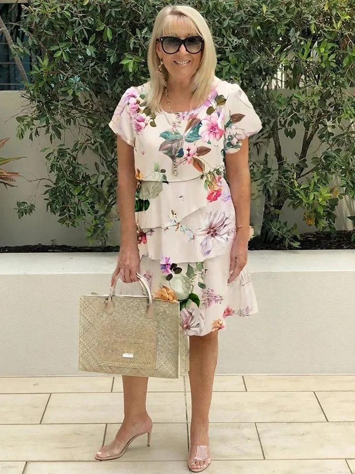 Nivra™ | Robe Maxi Élégante à Imprimé Floral