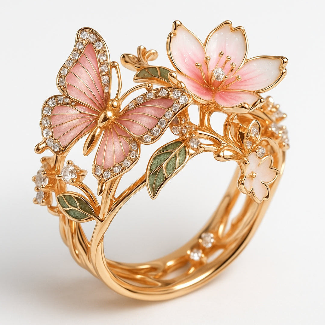 Bague en Zirconia Papillon Nature Bright