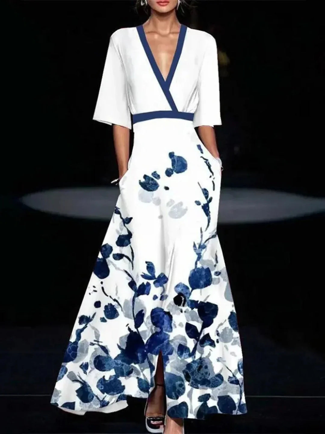 Sara™ | Robe élégante à manches courtes