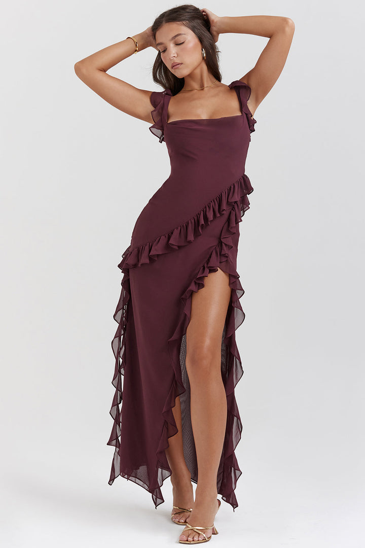 Ariana™ | Robe Maxi Élégante à Fente