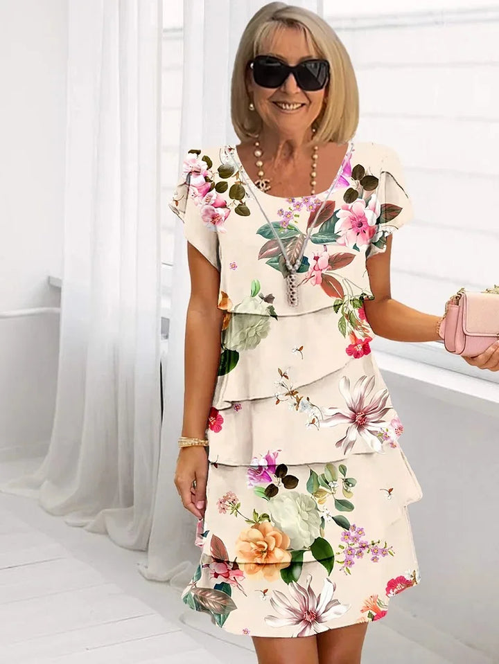 Nivra™ | Robe Maxi Élégante à Imprimé Floral