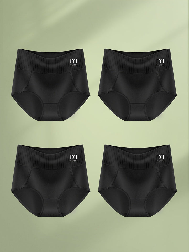 Nevalia™ | 6 paquets de slips taille haute avec contrôle du ventre, respirants et confortables