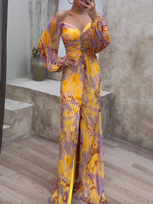 Tovia™ | Robe élégante à décolleté en V pour des occasions spéciales