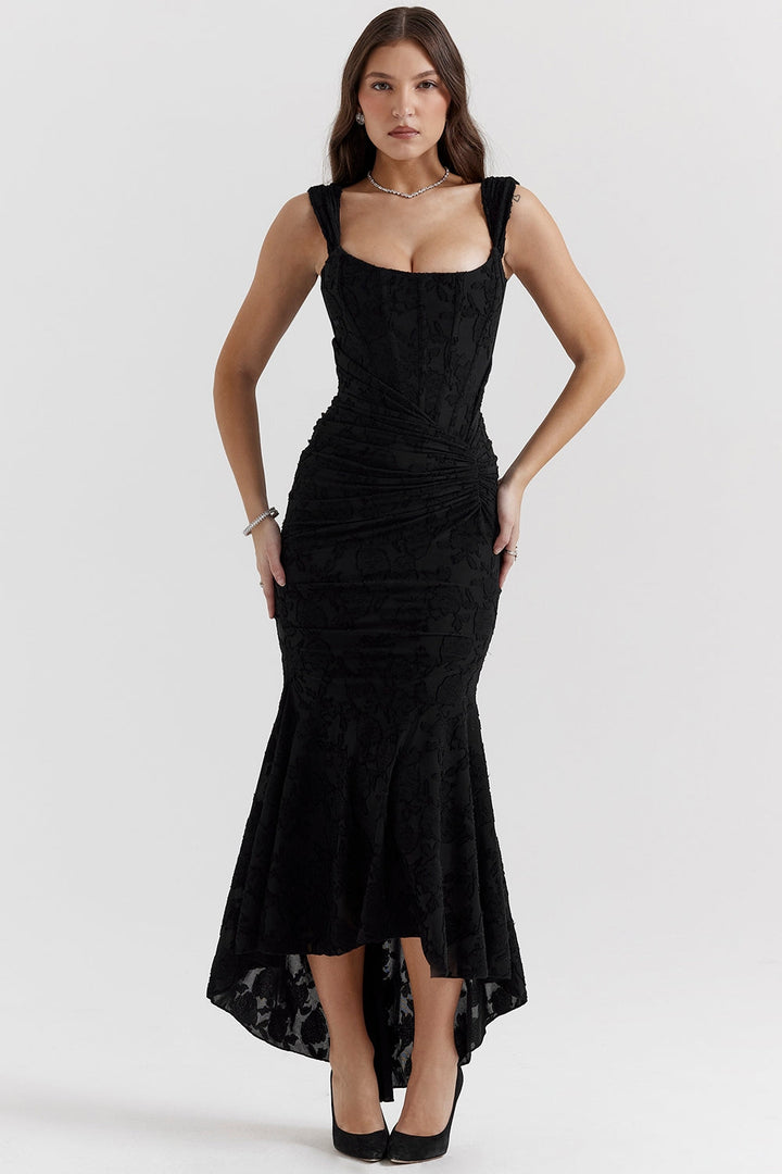 Lilaa™ | Robe longue à corset, élégante et sophistiquée