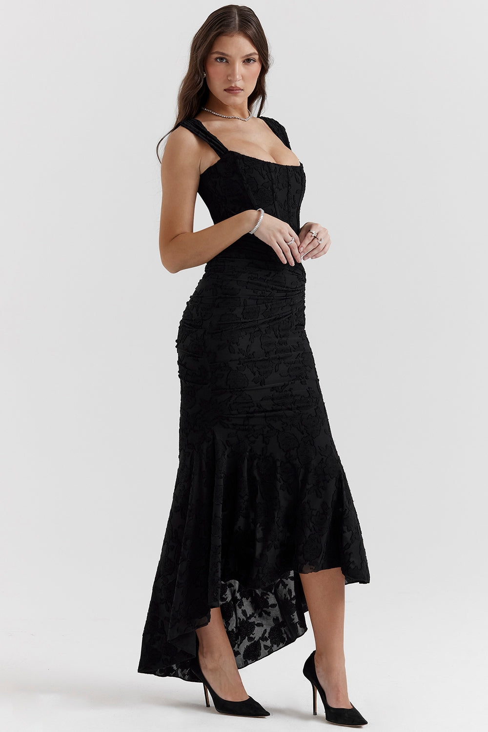 Lilaa™ | Robe longue à corset, élégante et sophistiquée