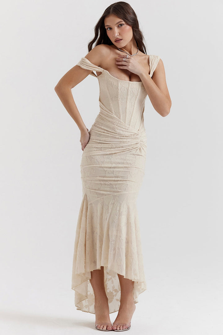 Lilaa™ | Robe longue à corset, élégante et sophistiquée