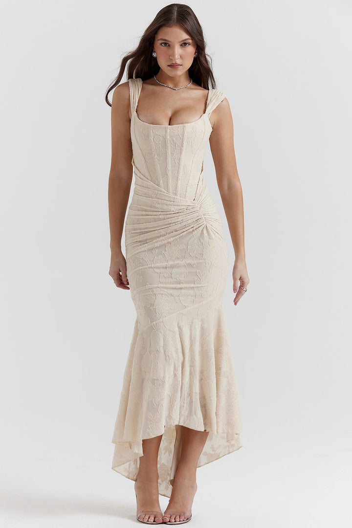 Lilaa™ | Robe longue à corset, élégante et sophistiquée