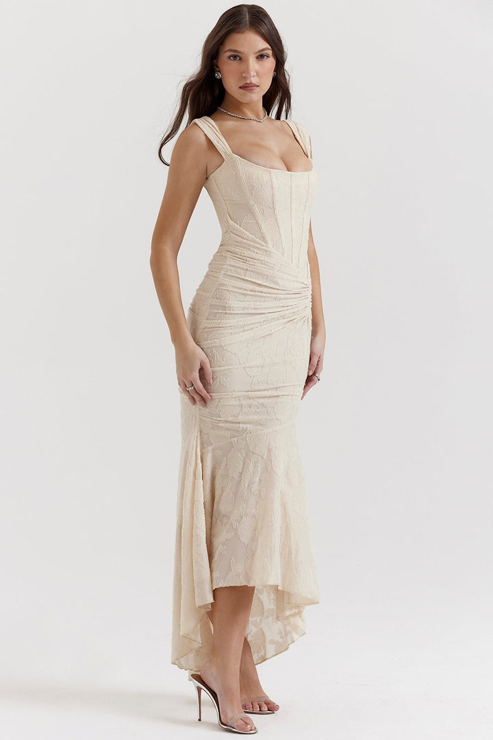 Lilaa™ | Robe longue à corset, élégante et sophistiquée