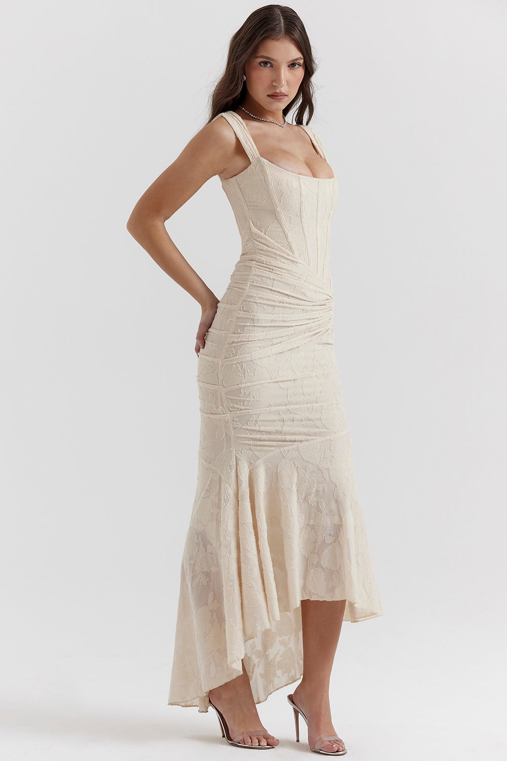 Lilaa™ | Robe longue à corset, élégante et sophistiquée