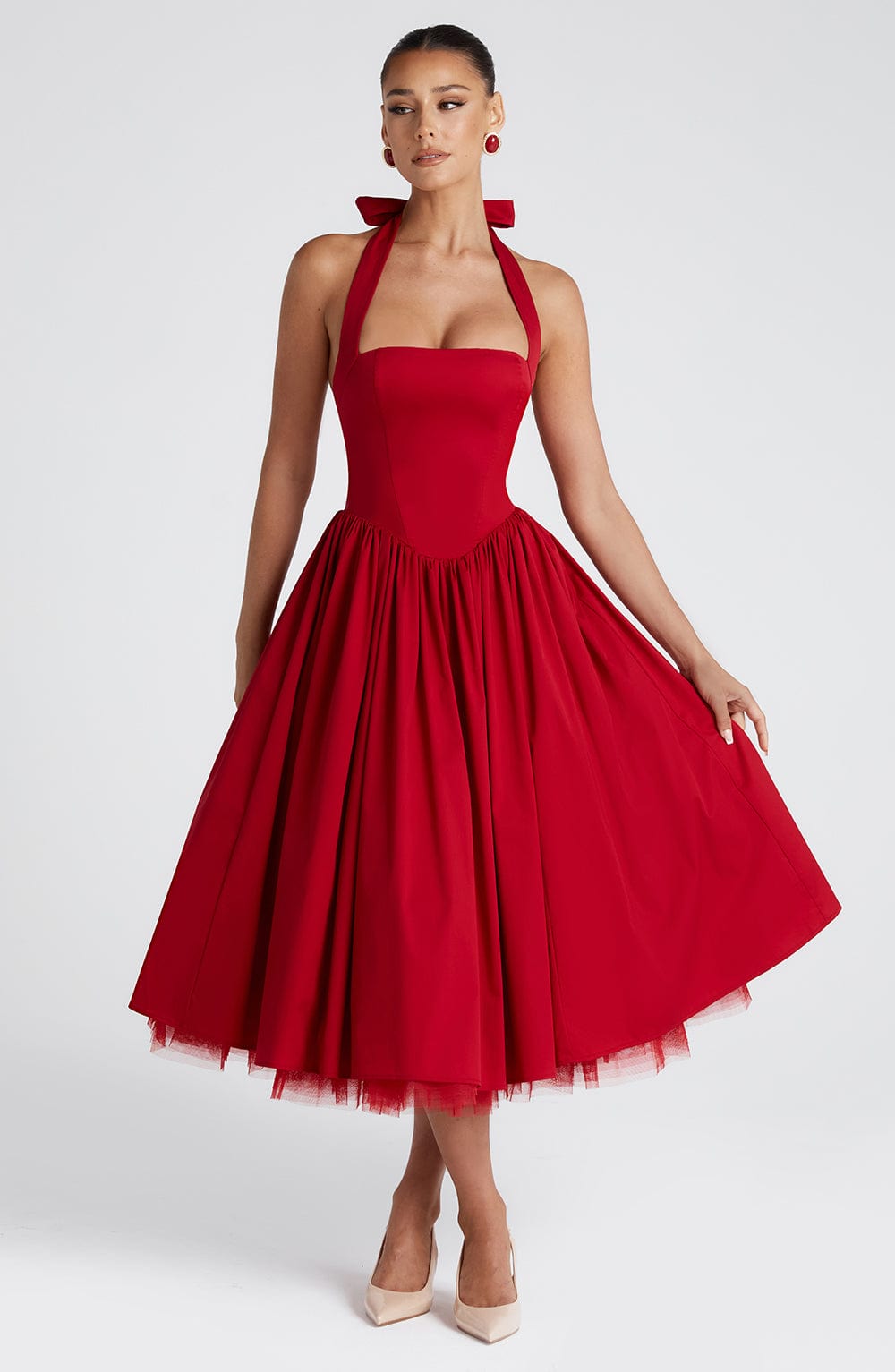 Cressida™ | Élégante Robe Midi Polyvalente