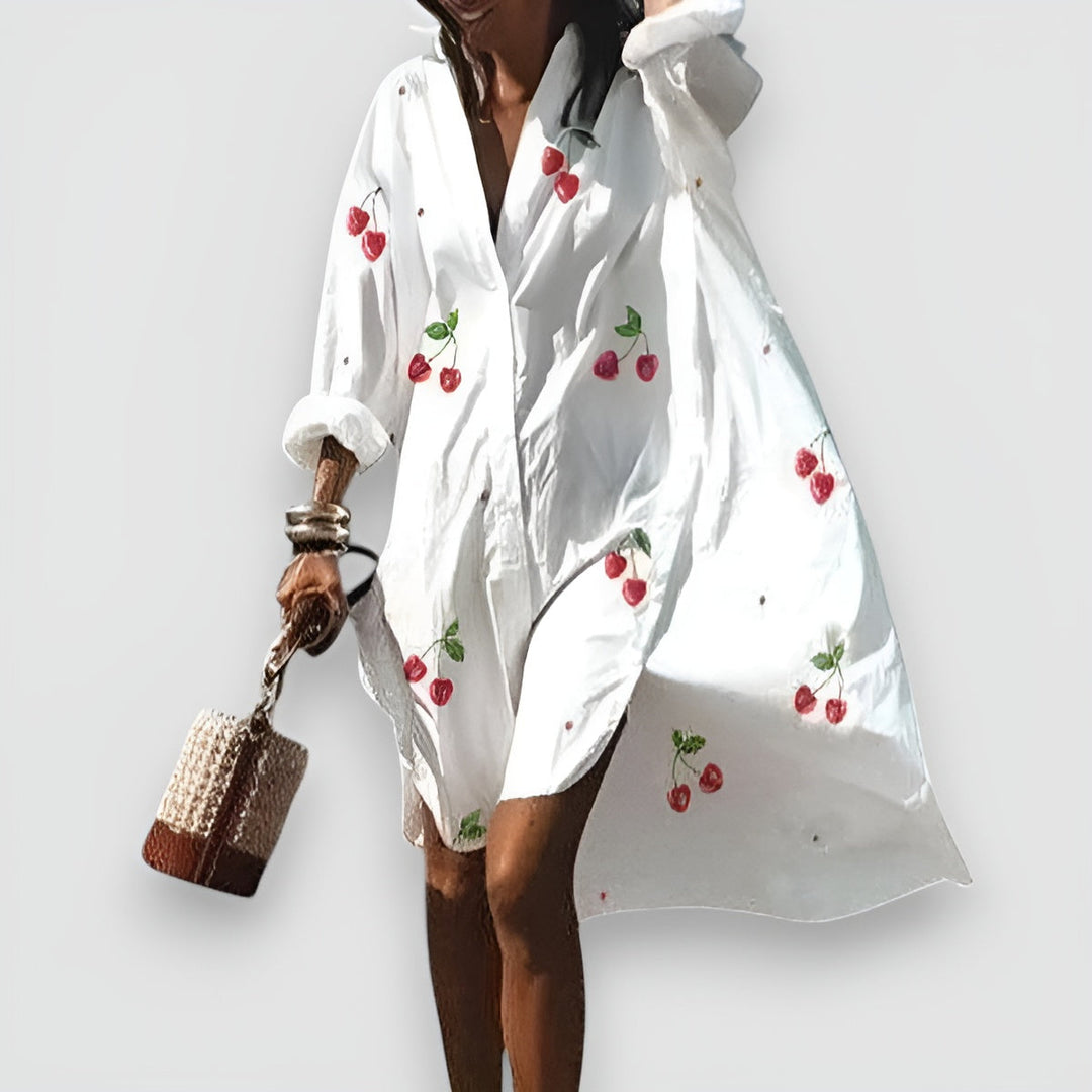 Rina™ | Robe Chemise Élégante et Polyvalente