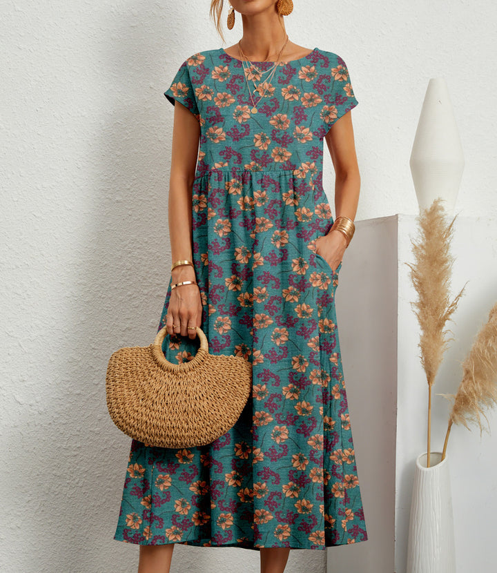 Josiane | Robe fleurie élégante