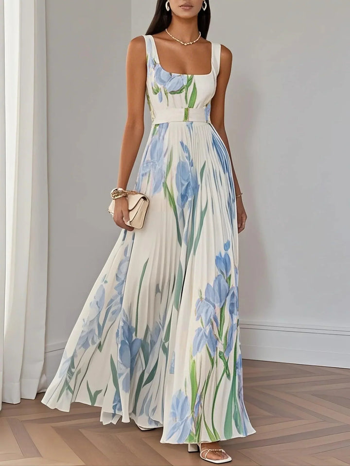 Liviana | Robe Maxi Plissée