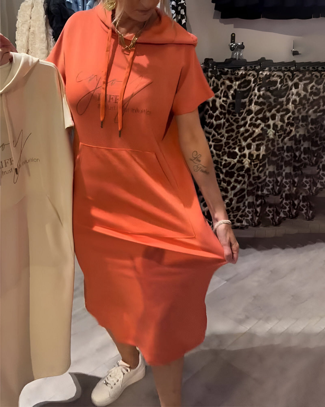 Saskia™ | Robe à Capuche Décontractée