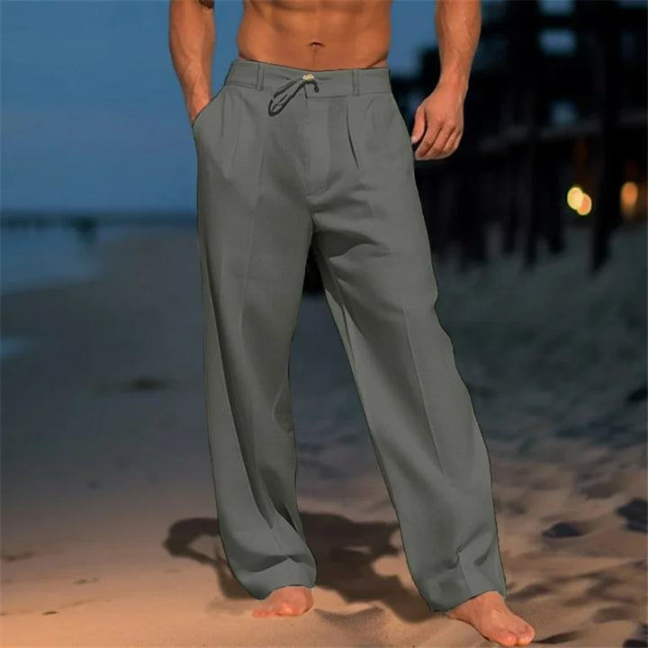 Keely™ | Pantalons en Lin Décontractés pour un Style d'Été