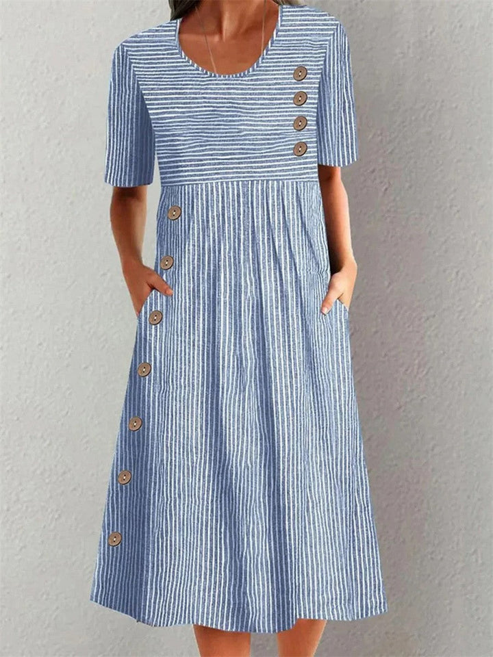 Sofe™ | Robe d'été rayée élégante