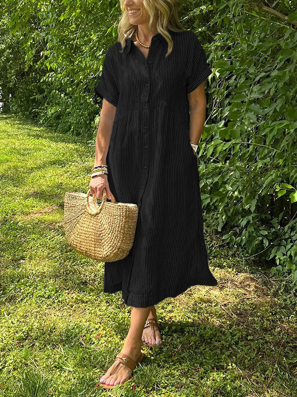 Linar™ | Robe chemise rayée