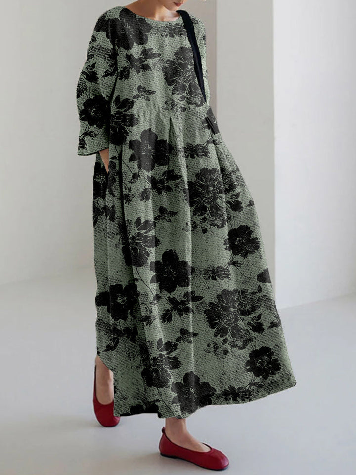 Nerisse™ - Robe Imprimée Botanique