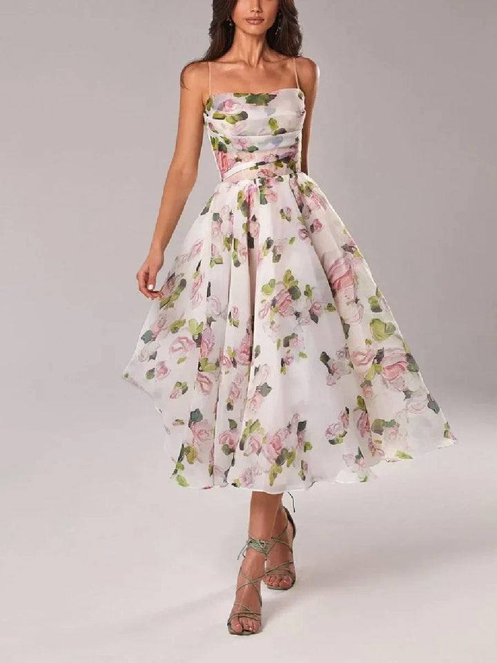 Alani™ | Robe Fleurie Sans Bretelles Envoûtante