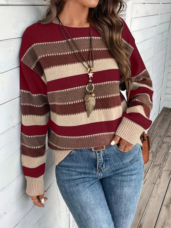 Lunira™ | Pull en maille rayée