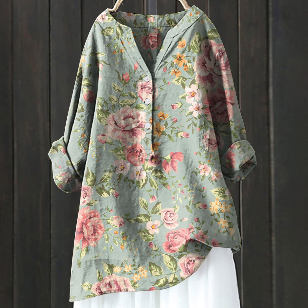 Juliette™ | Robe chemise fleurie