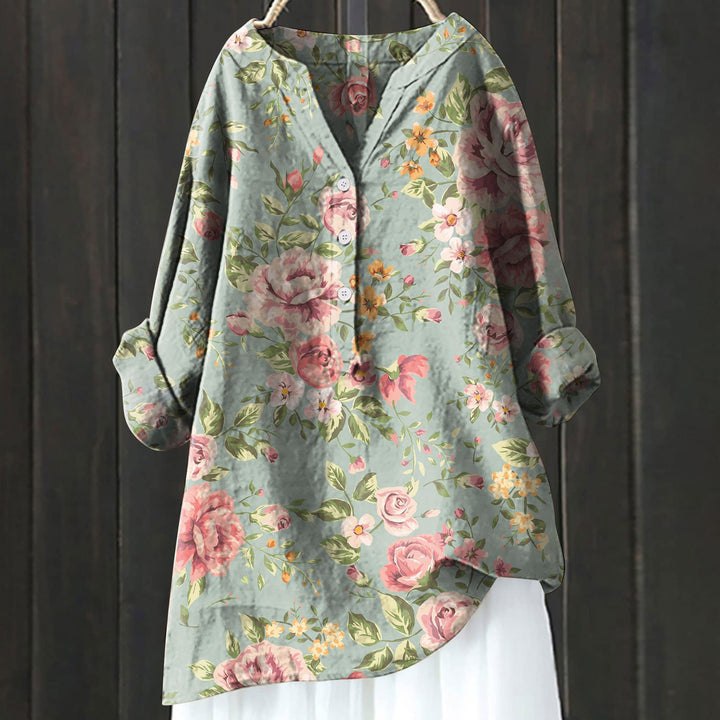 Juliette™ | Robe chemise fleurie