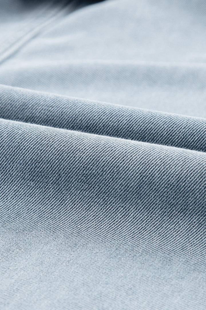 Sofia® | Robe en Jean Élégante avec Manches Courtes en Chauve-Souris