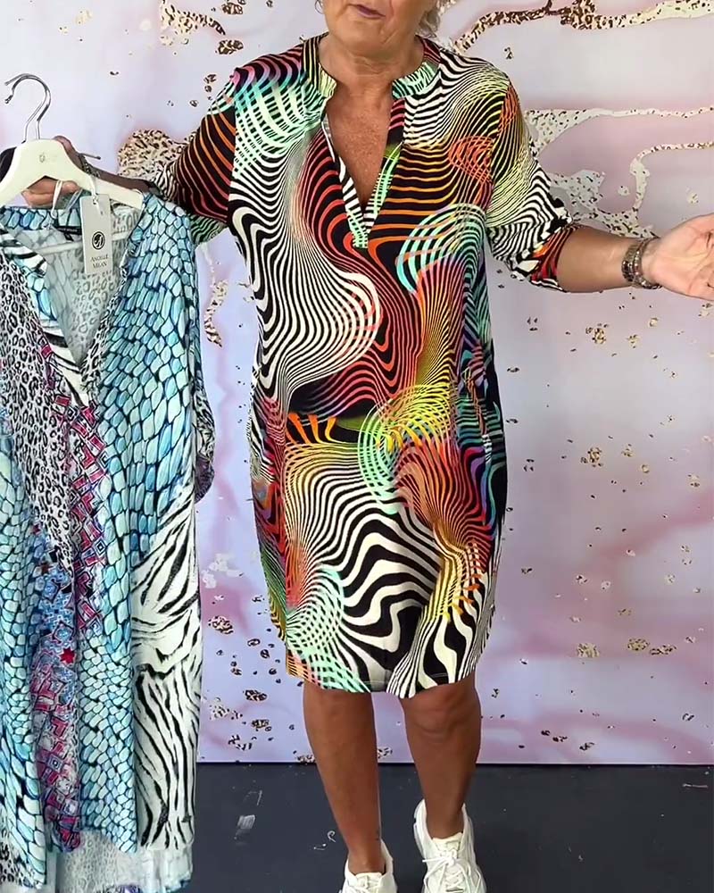 Bellara™ | Robe V-cou Colorée