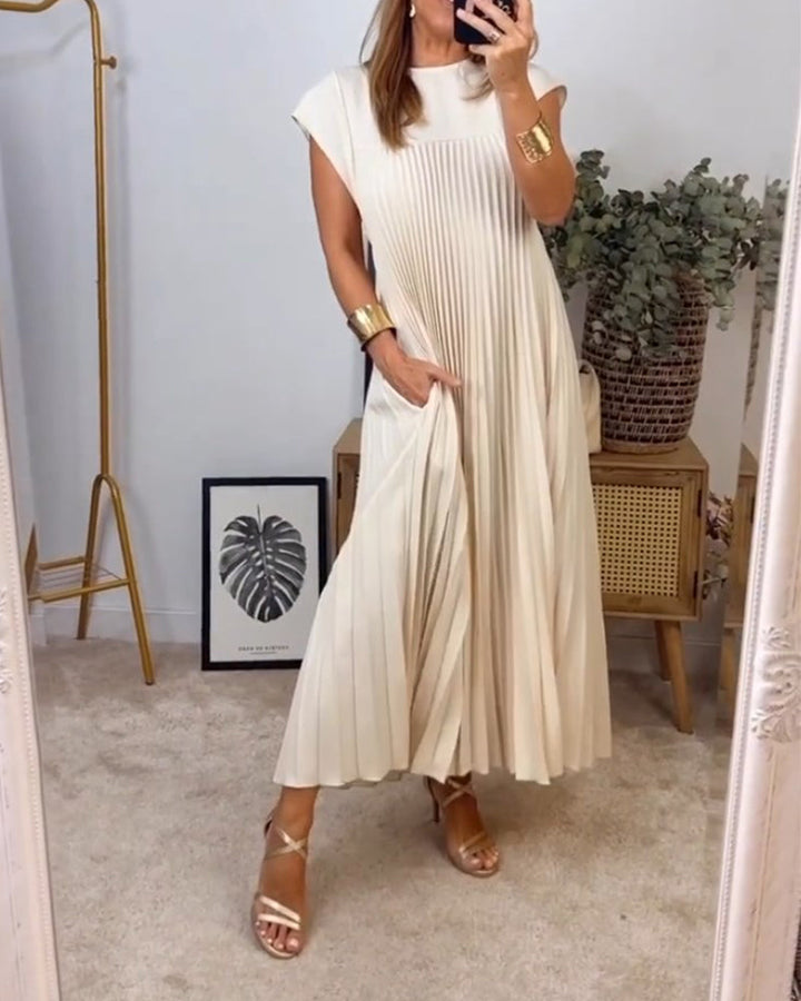 Alice™ | Robe Maxi Élégante et Confortable avec Plis
