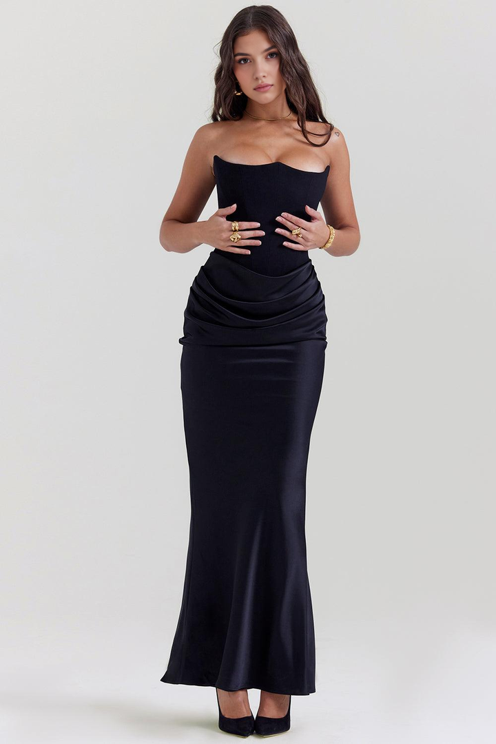 SERENE - Robe en satin