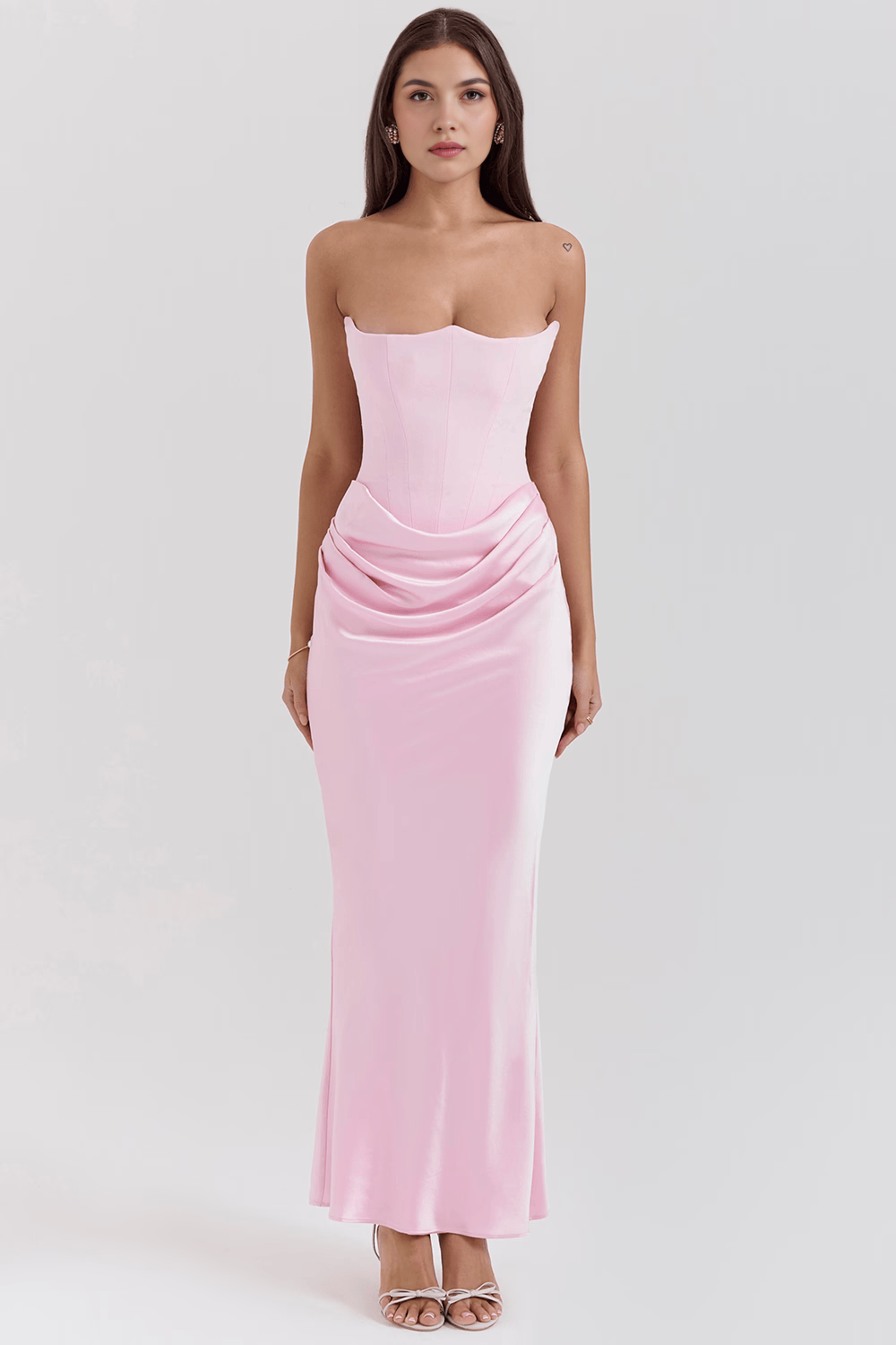 SERENE - Robe en satin