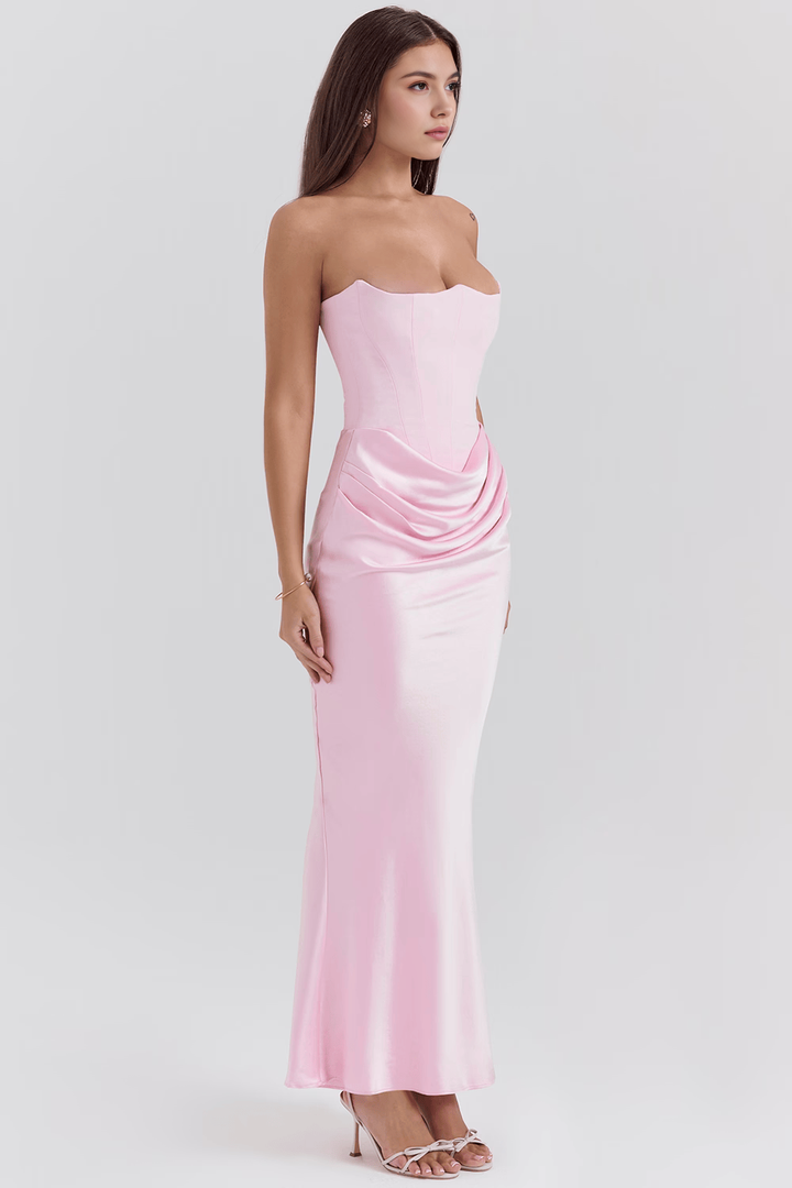 SERENE - Robe en satin