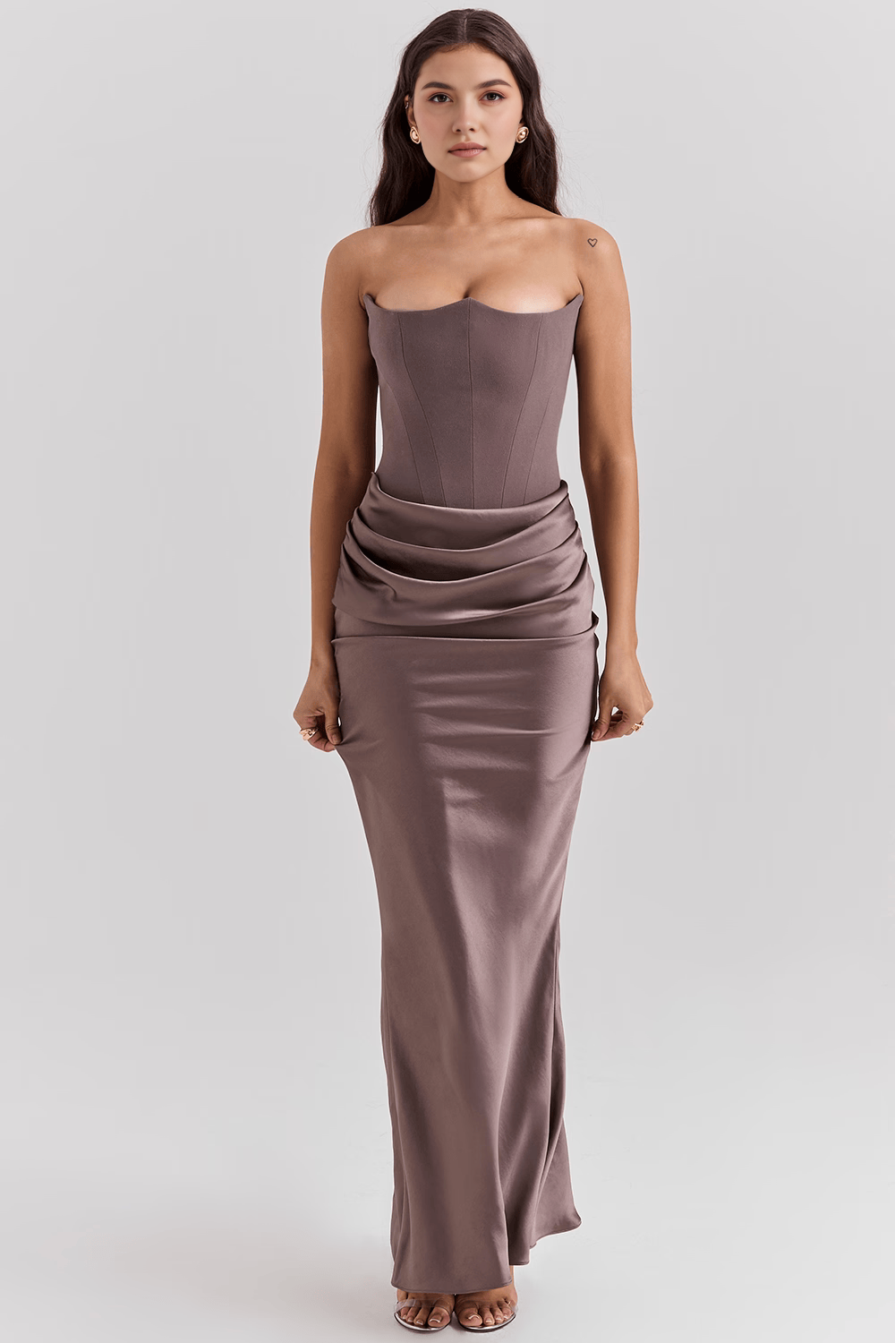 SERENE - Robe en satin